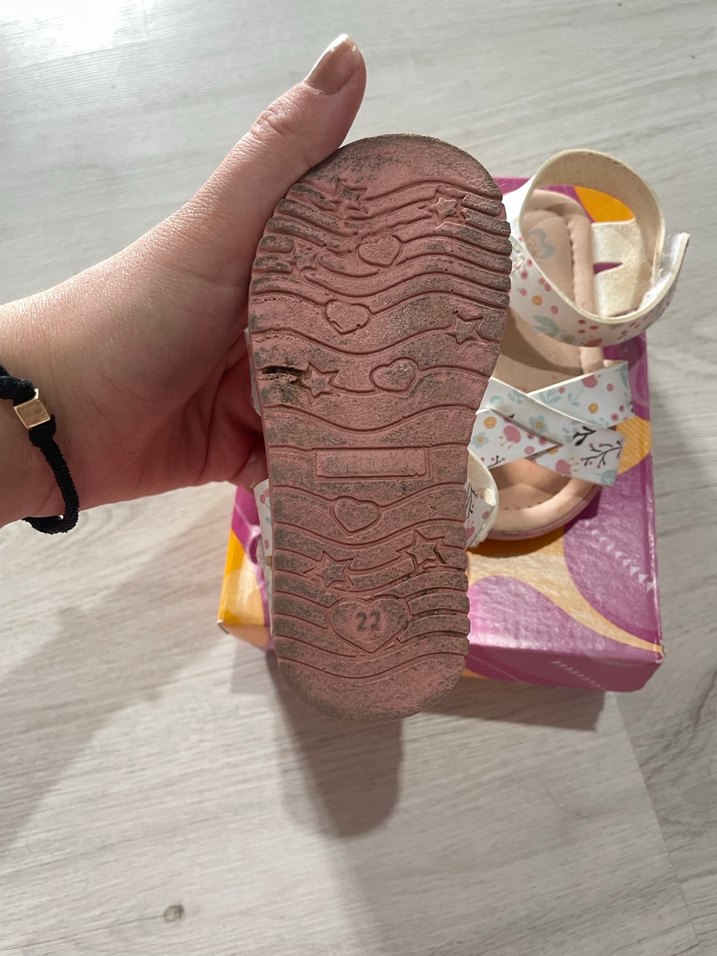 Kız Çocuk Çok Renkli Bohem Desenli Sandalet - Görsel 2