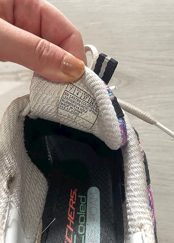 Renkli Bağcıklı Kadın Spor Ayakkabı - Görsel 4