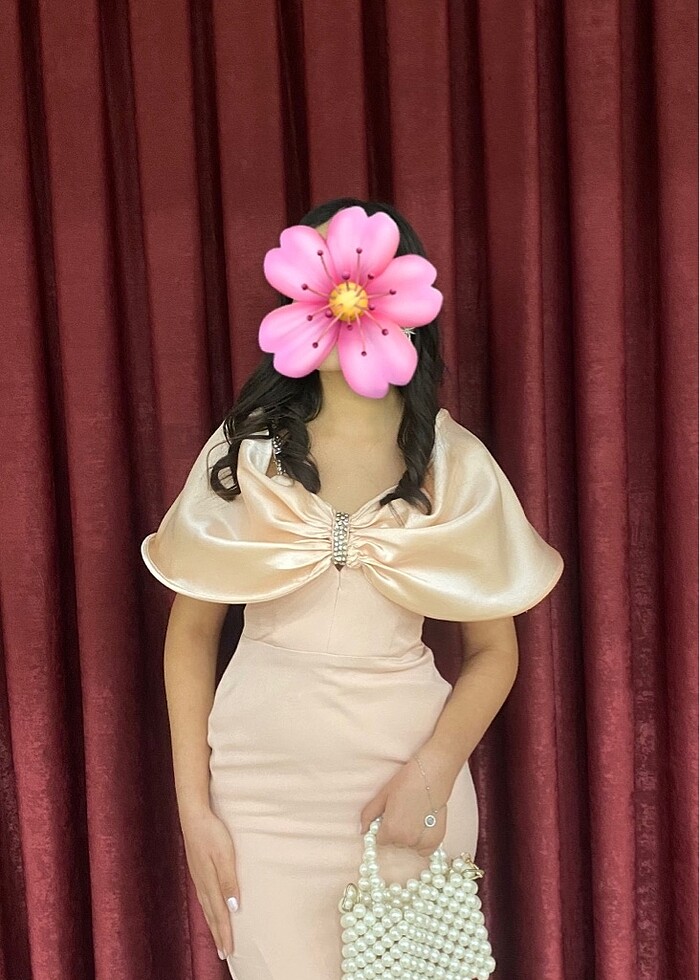 Pembe şık abiye - Görsel 4