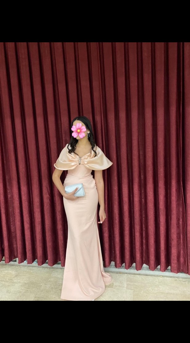 Pembe şık abiye - Görsel 2