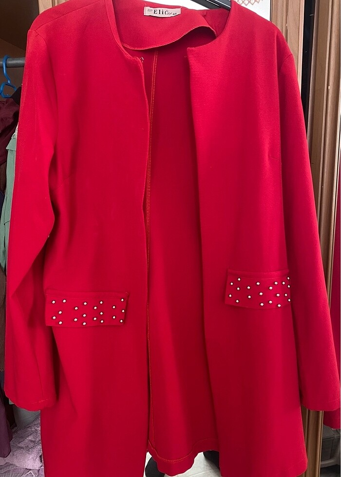 İkili takım pantolon +blazer - Görsel 4