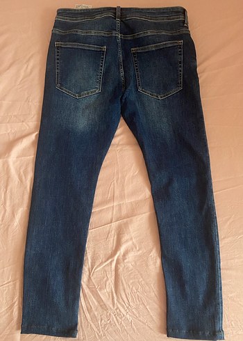 42 Beden Erkek Lacivert Regular Fit Denim Jean
