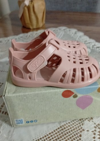 İgor Kız Çocuk Pembe Cırtlı Sandalet - Görsel 4