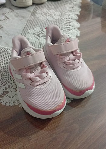 Pembe Bağcıklı Kız Çocuk Spor Ayakkabı - Görsel 2