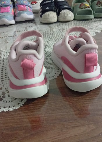 Pembe Bağcıklı Kız Çocuk Spor Ayakkabı - Görsel 4