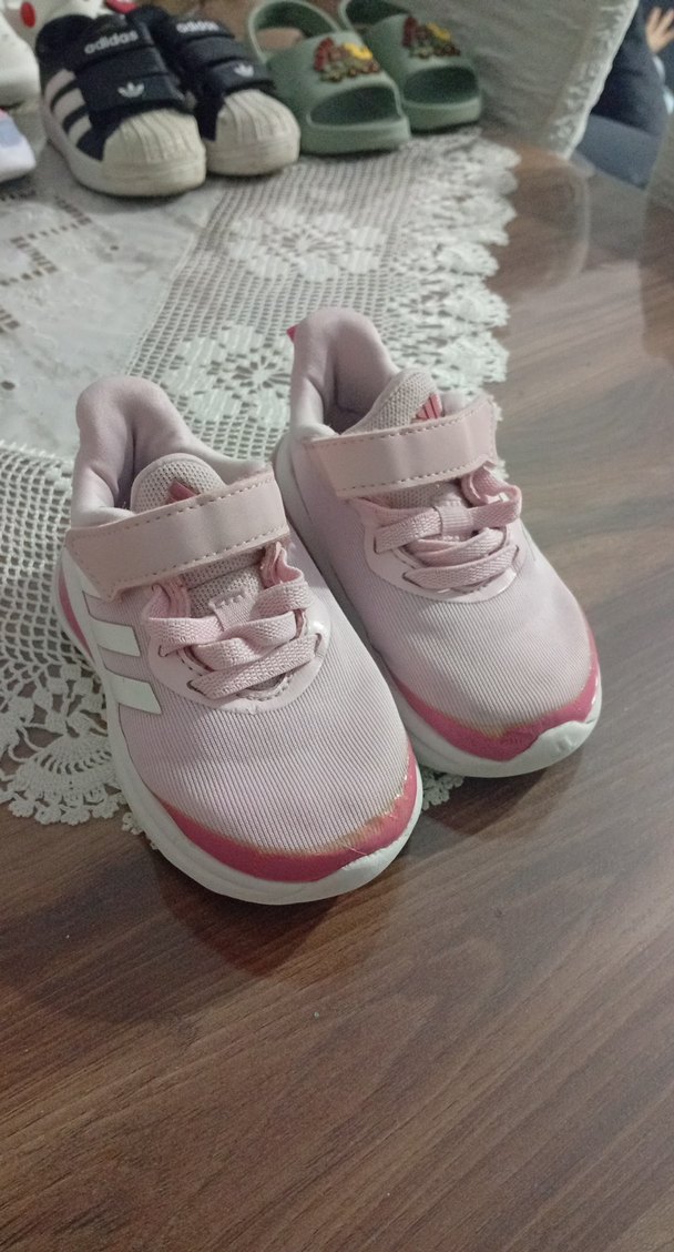 Pembe Bağcıklı Kız Çocuk Spor Ayakkabı - Görsel 2