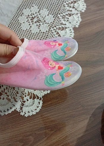 Pembe Denizkızı Desenli Kız Çocuk Deniz Ayakkabısı - Görsel 2
