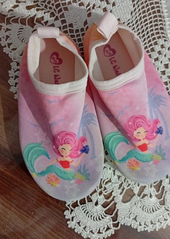 Pembe Denizkızı Desenli Kız Çocuk Deniz Ayakkabısı - Görsel 4