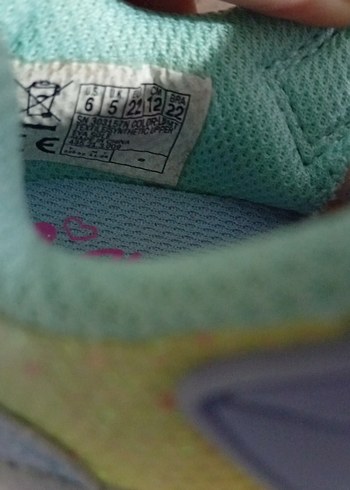 Kız Çocuk Renkli Skechers Spor Ayakkabı - Görsel 6