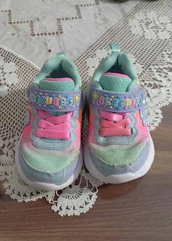 Kız Çocuk Renkli Skechers Spor Ayakkabı - Görsel 2