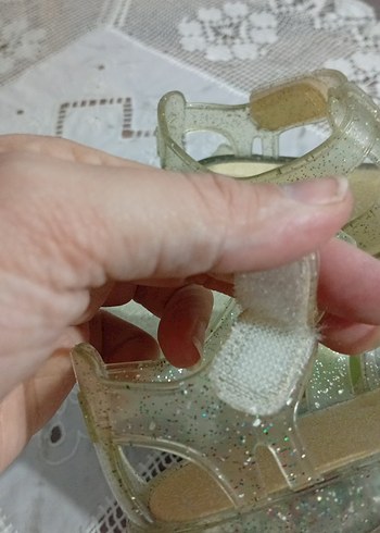 İgor Simli Şeffaf Papatya Detaylı Kız Çocuk Ayakkabı - Görsel 5