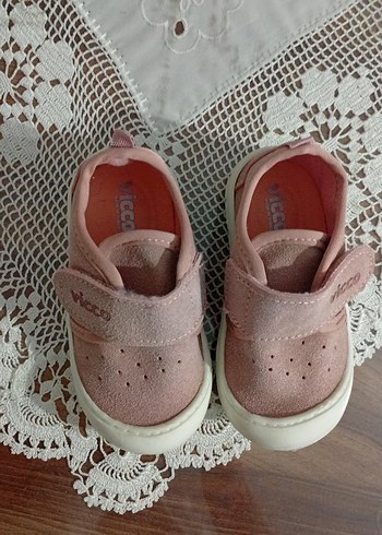 Kız Bebek İlk Adım Ayakkabısı Pembe Velcro - Görsel 3