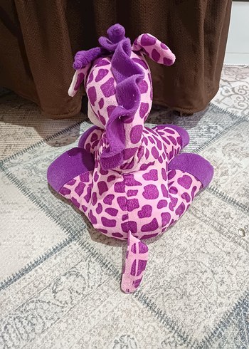 Diğer Renkli Mor Zürafa Peluş Oyuncak