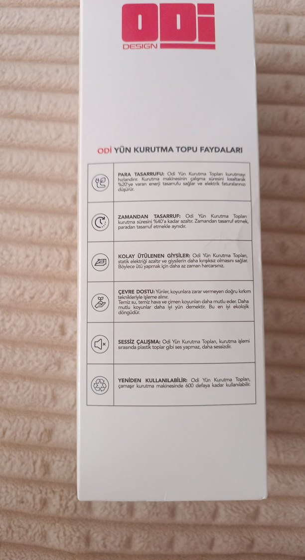 Bej Yün Kurutma Topları - 3 Adet - Görsel 3