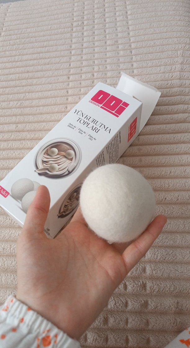 Bej Yün Kurutma Topları - 3 Adet - Görsel 5