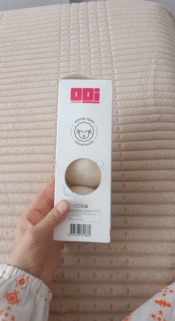 Bej Yün Kurutma Topları - 3 Adet - Görsel 2