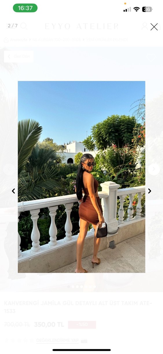 Eyyo Kahverengi Mini Kadın - Görsel 2