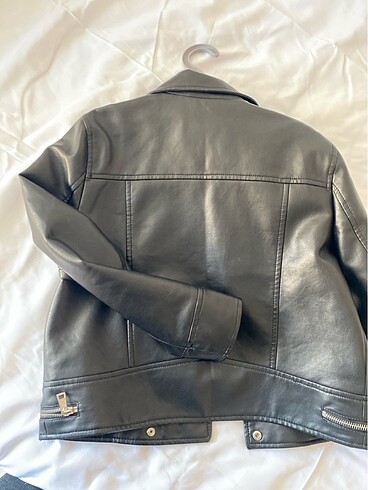 9 Yaş Beden Biker deri ceket