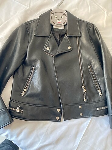 Biker deri ceket