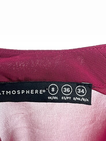 36 Beden bordo Renk Atmosphere Bluz %70 İndirimli.