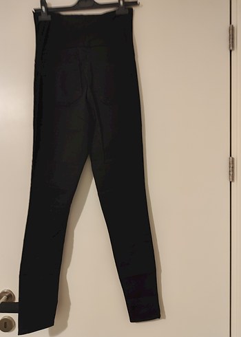 Siyah Slim Fit Hamile Pantolonu - Görsel 2