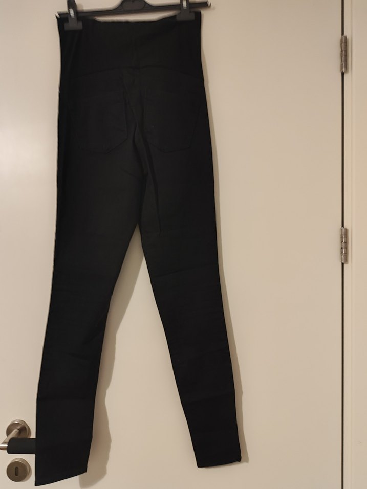 Siyah Slim Fit Hamile Pantolonu - Görsel 2