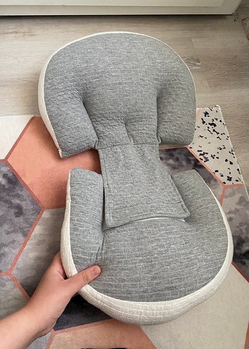 Gri Emzirme ve Hamilelik Destek Yastığı - Görsel 6