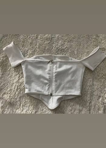 Trendyol & Milla Beyaz Straplez Mini Büstiyer