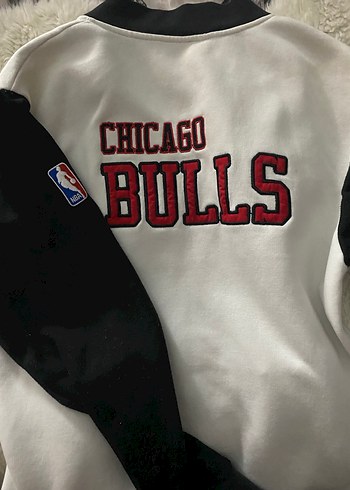 Diğer Kadın Beyaz Siyah NBA Spor Ceket