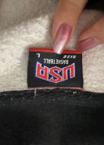 m Beden Kadın Beyaz Siyah NBA Spor Ceket