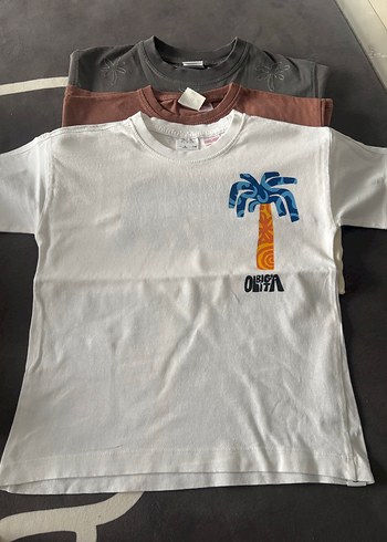 6 Yaş Beden beyaz Renk ZARA 5 adet Erkek çocuk Tişört