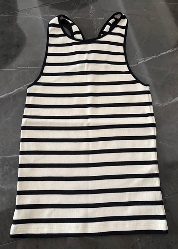 Massimo DUTTİ çizgili pamuklu bluz