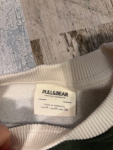 m Beden PULL&BEAR ÇİZGİLİ SWEATSHİRT