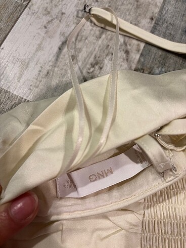 m Beden Mango drape bandeau bluz