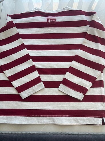 5 Yaş Beden Zara erkek çocuk çizgili uzun kollu tshirt