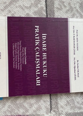  İDARE HUKUKU DERS VE PRATİK KEMAL GÖZLER