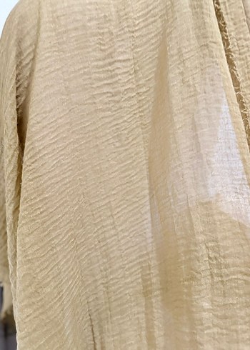 Bej Keten Kadın Şal - Görsel 2