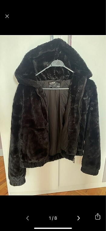 Pull and bear siyah kürk