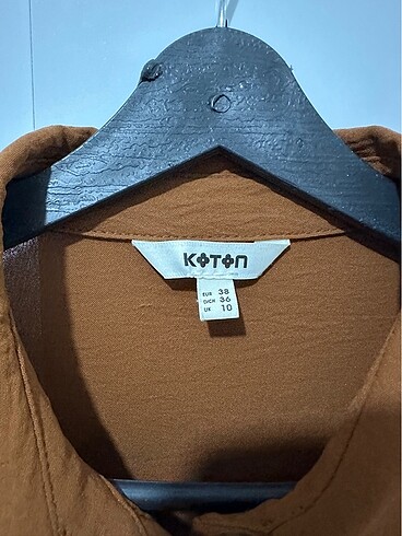 38 Beden turuncu Renk Koton kadın gömlek uzun