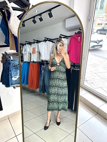 Zara model elbise