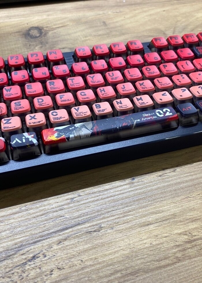 MEKANİK KLAVYE ( CUSTOM KLAVYE ) ( CYBERPUNK KEYCAPS) ( EK75 PRO - Görsel 3