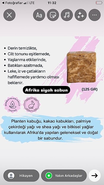 Afrika siyah sabun