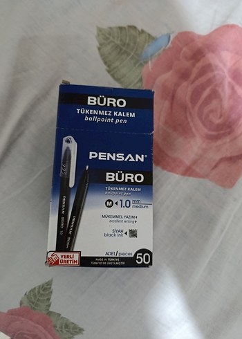 PENSAN Büro 1.0 mm Tükenmez Kalem Mavi Mürekkep