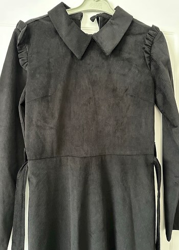 38 Beden Uzun Kollu Siyah Gotik Uzun Elbise