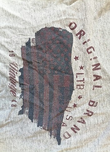 xs Beden gri Renk Kadın ltb kısa kol tshirt
