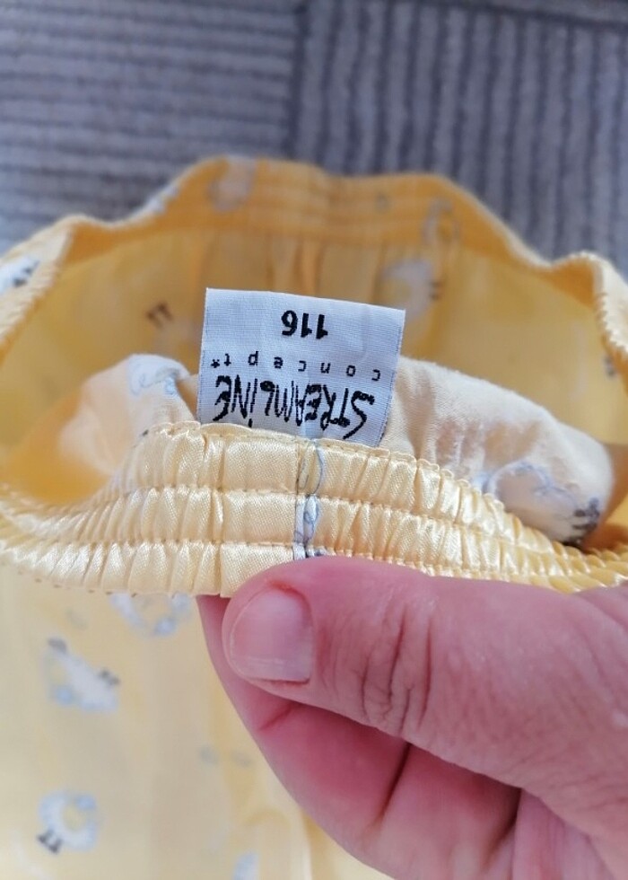 Kız çocuğu pijama pantolon  - Görsel 2