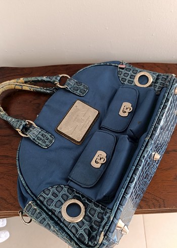 Poodlebag Tokalı Lacivert Denim Kadın Çanta