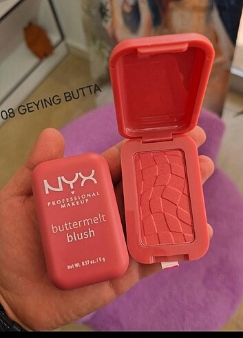 Nyx buttermelt blush 08 allık 