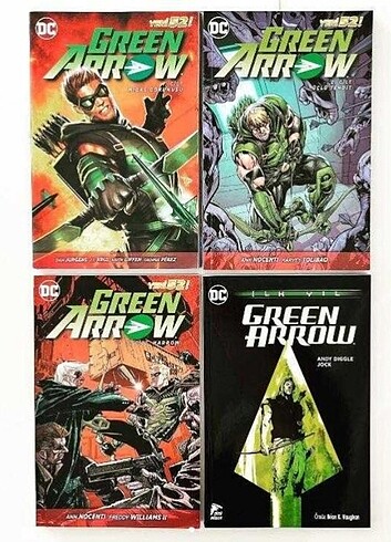 Green Arrow Çizgi Roman Seti (4 Cilt) 