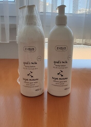 Ziaja vücut losyonu 2 adet 400 ml